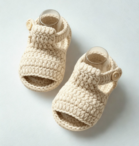 Sandalias Crochet Bebé