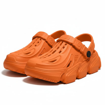 zuecos hombre EVA colores suela gruesa vista lateral