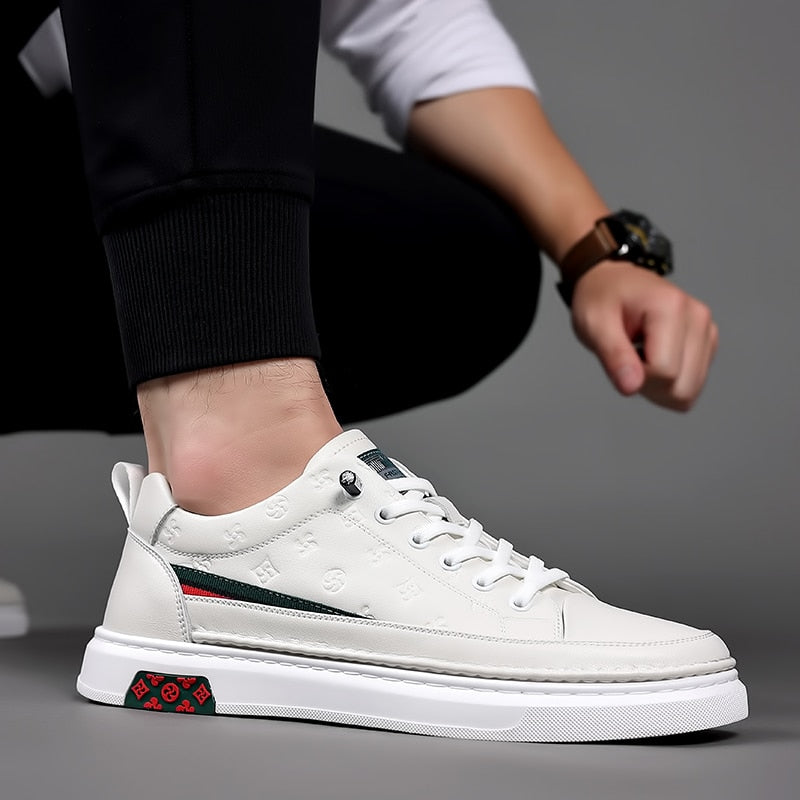 Scarpe da ginnastica con plateau da uomo