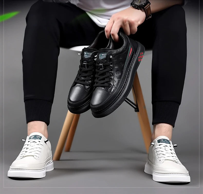 Scarpe da ginnastica con plateau da uomo
