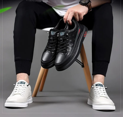 Scarpe da ginnastica con plateau da uomo