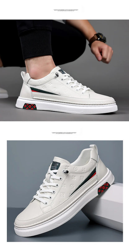 Scarpe da ginnastica con plateau da uomo
