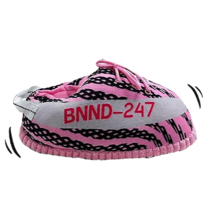 Pantuflas Yeezy boost rosas