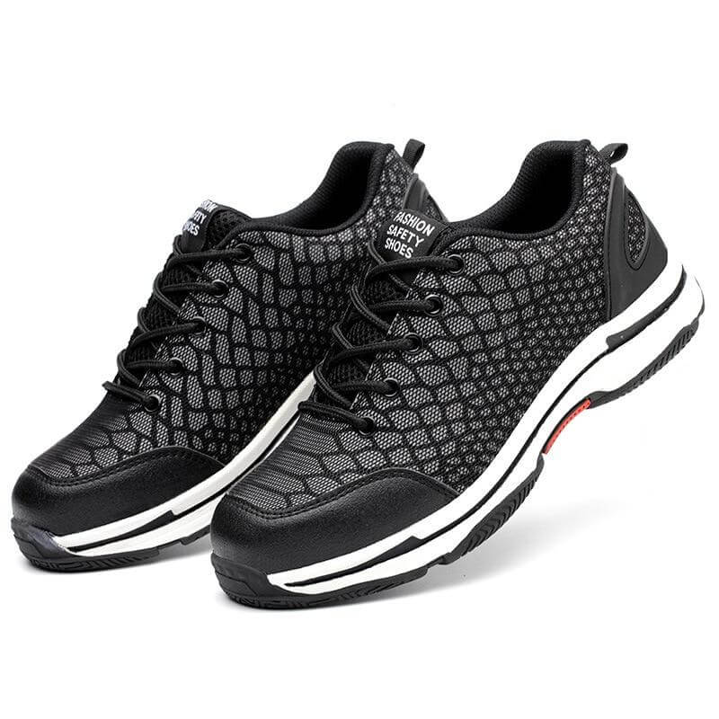 zapatillas deportivas seguridad punta acero negras hombre