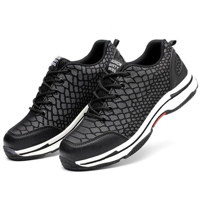 zapatillas deportivas seguridad punta acero negras hombre