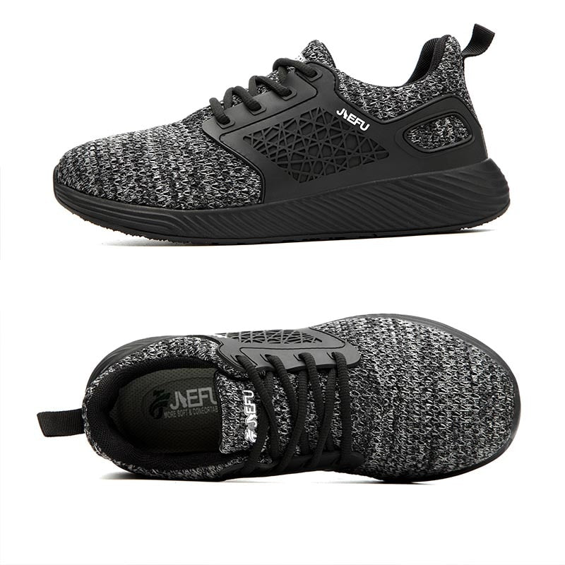 calzado seguridad deportivo hombre rojo negro antideslizante