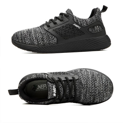 calzado seguridad deportivo hombre rojo negro antideslizante