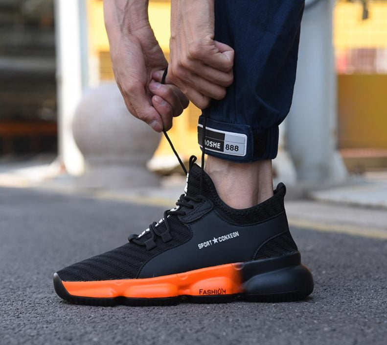 tenis seguridad deportivos hombre punta acero varios colores