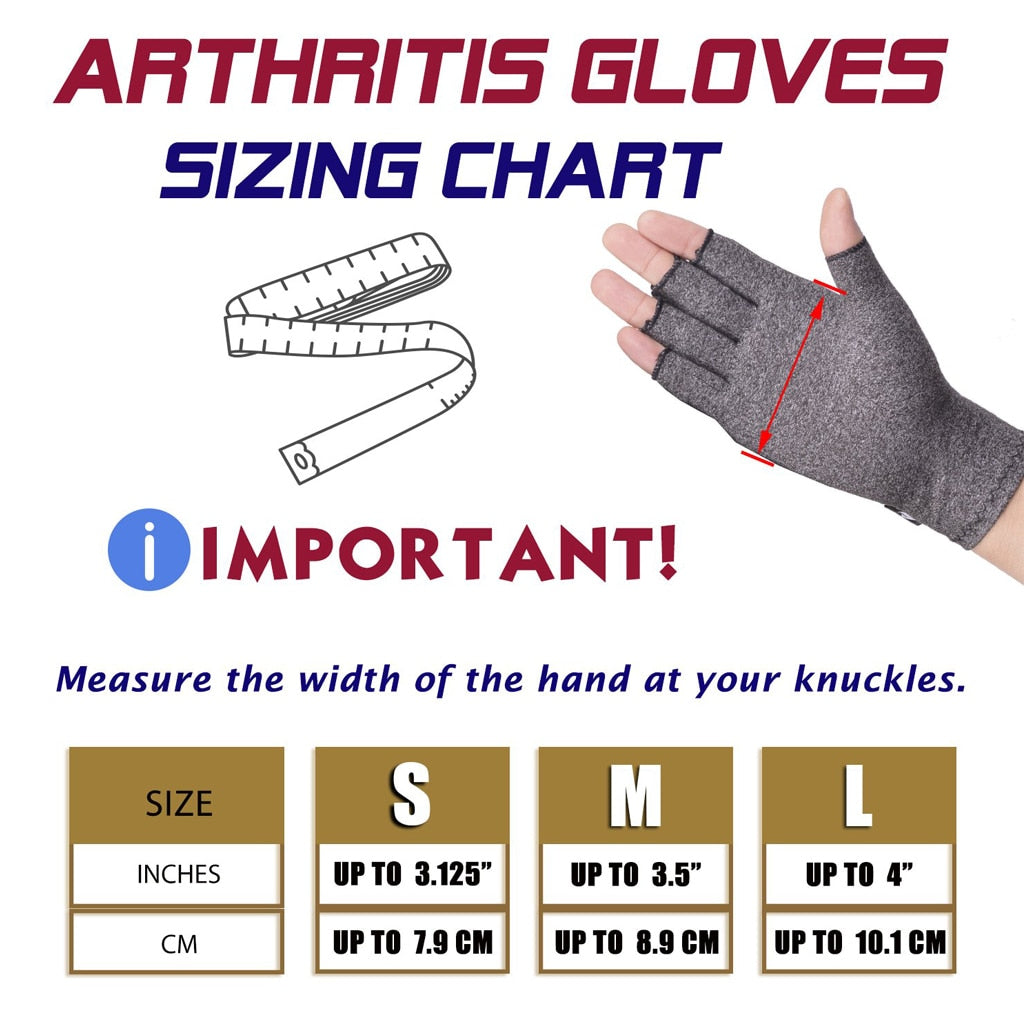 guantes compresión varios tallas artritis hombre mujer