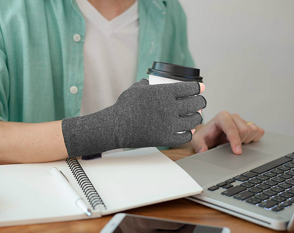 guantes magnéticos compresión artritis terapia manos