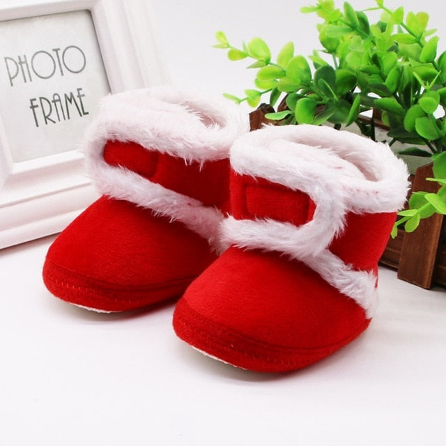 botas bebe invierno rojas calentitas 0 12 meses