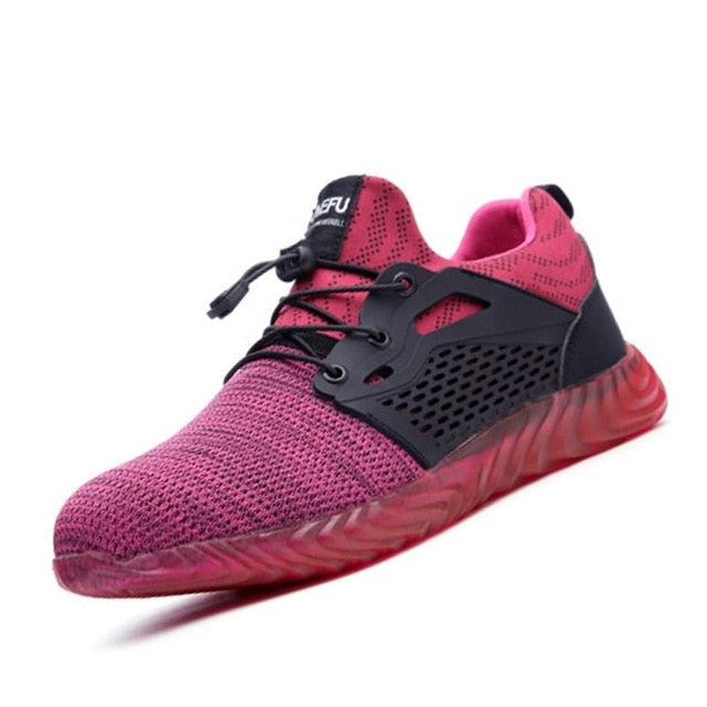 zapatos trabajo mujer cómodos punta acero varios modelos