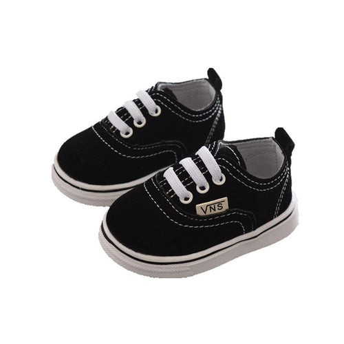 zapatillas bebe estilo vans suela goma antideslizante