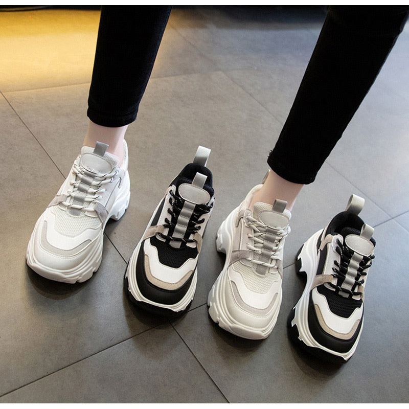deportivas suela gruesa mujer varios colores comprar
