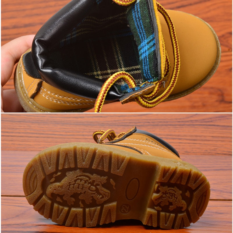 Baby Winter Boots Timberland Style