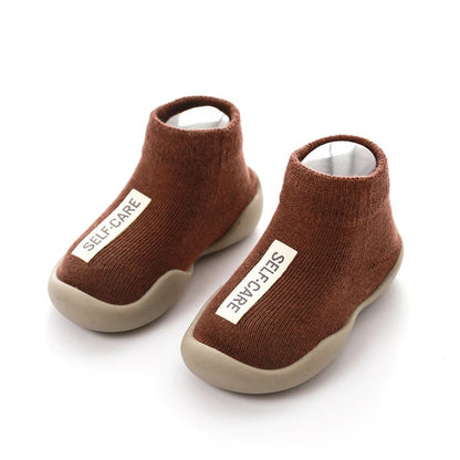 zapatos blandos bebe niña rosa suela goma suave
