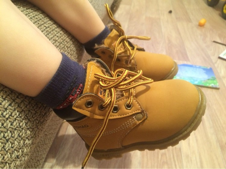 Baby Winter Boots Timberland Style