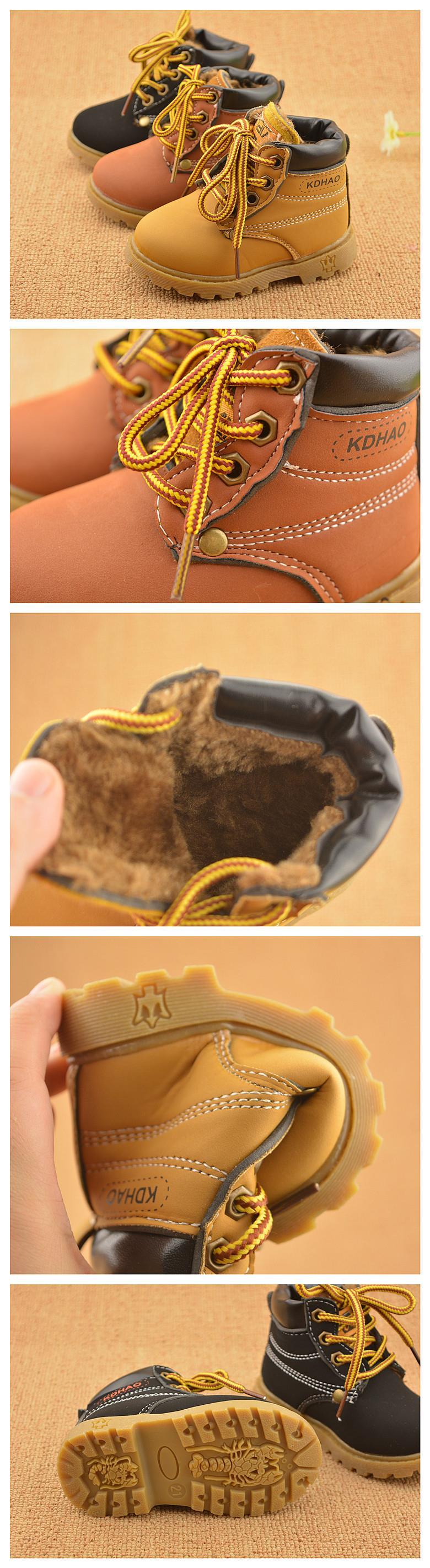 Baby Winter Boots Timberland Style