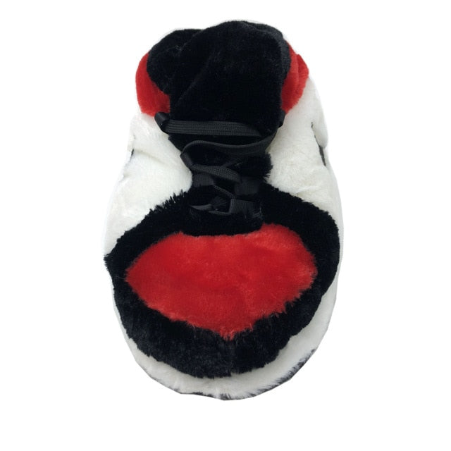 zapatillas casa jordan rojo calentitas invierno