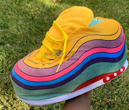 slippers air max casa invierno calentitas detalle