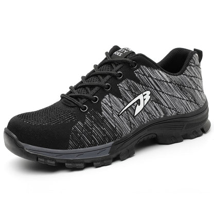 zapatillas seguridad hombre gris antideslizante punta acero