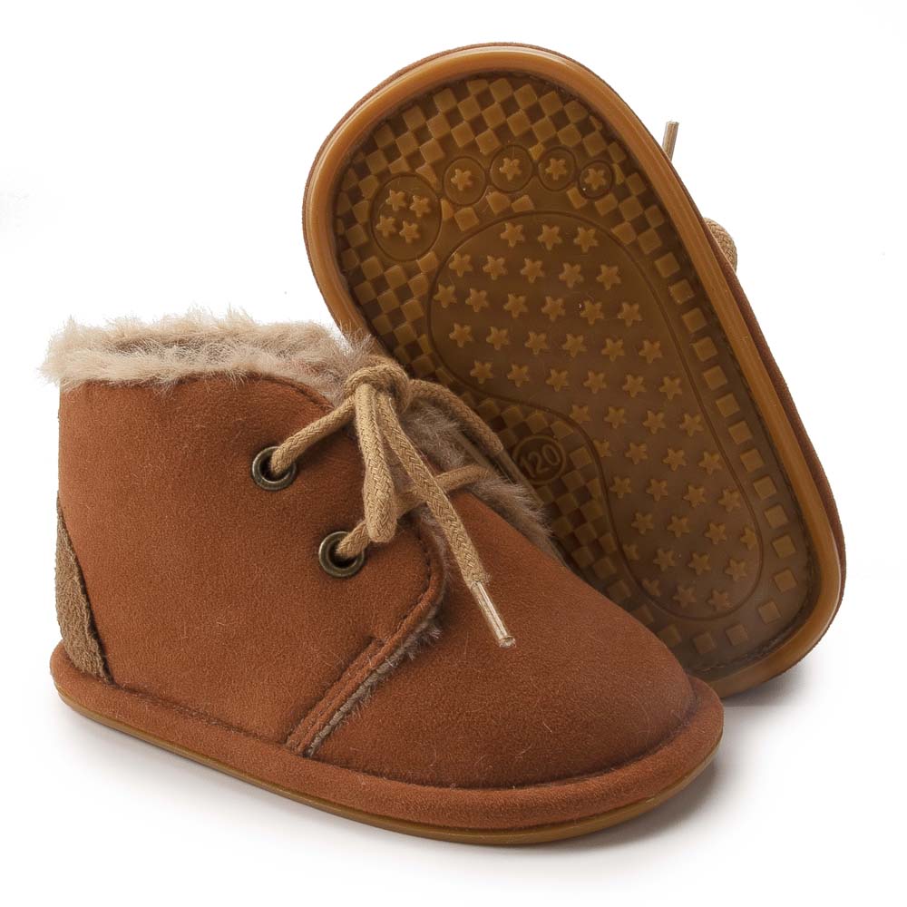 botas invierno bebe suela blanda TPR antideslizante