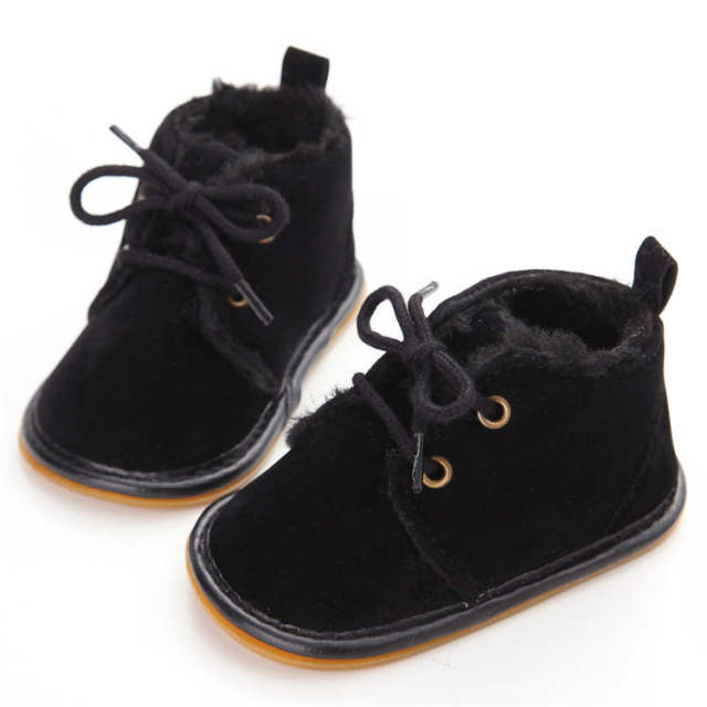 botas bebe calientes invierno marrón interior felpa