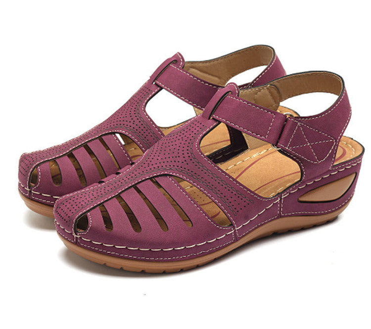 sandalias plataforma mujer confort lateral suela gruesa