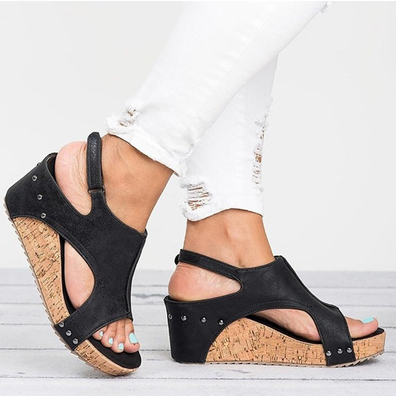 sandalias tacón medio mujer fiesta elegantes negras