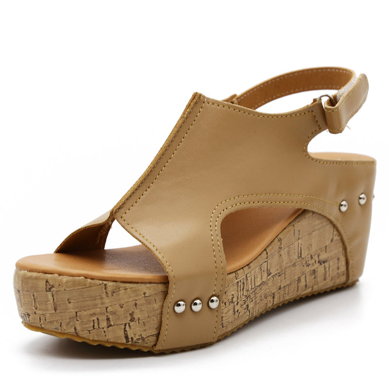 sandalias beige tacón mujer verano elegantes boda fiesta